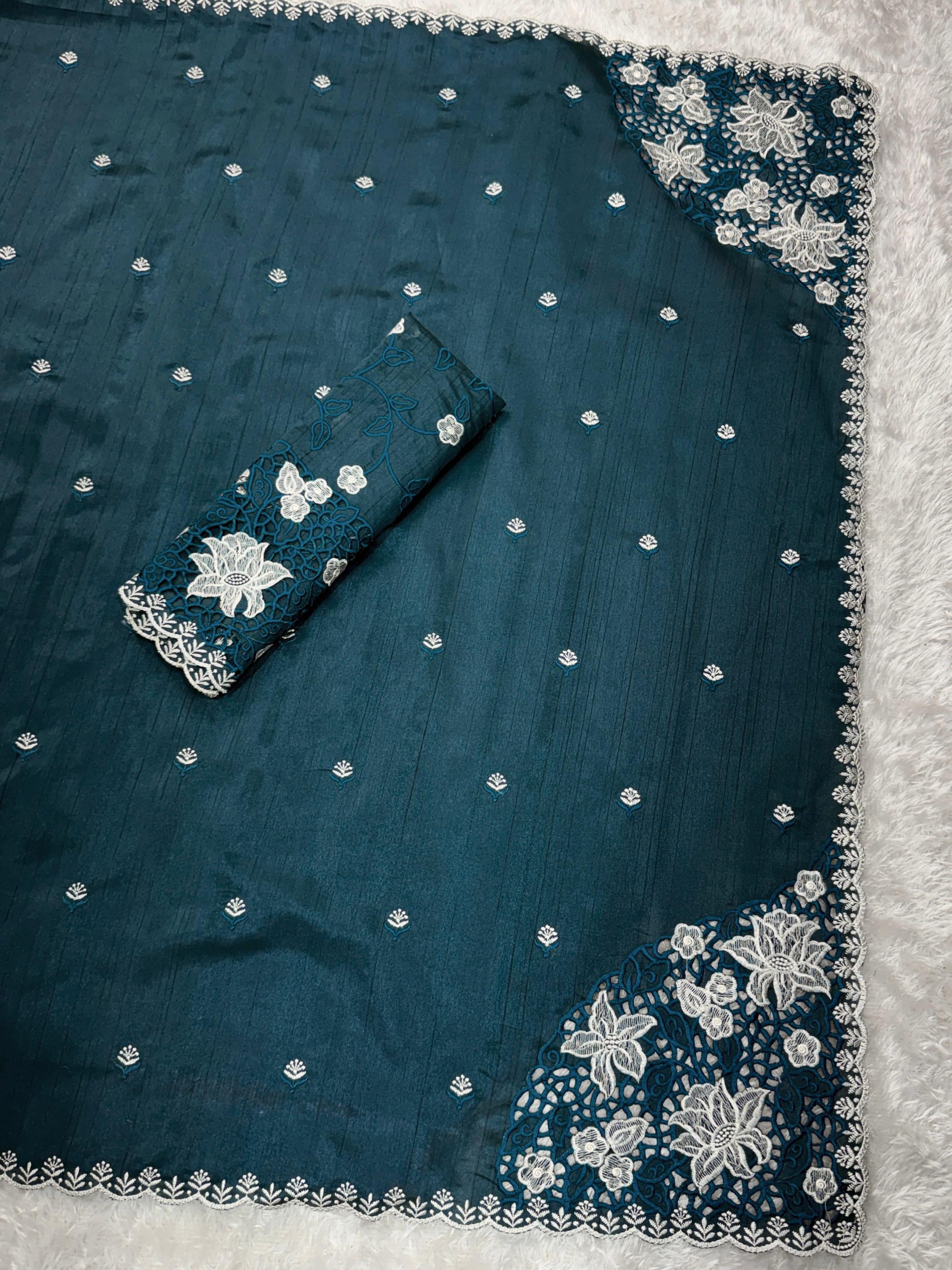 Soundarta Tusser Cotton Saree