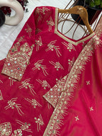 Pure Heavy Simmer Silk Top Sharara