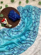 very soft nd elegant Rich look teby silk saree