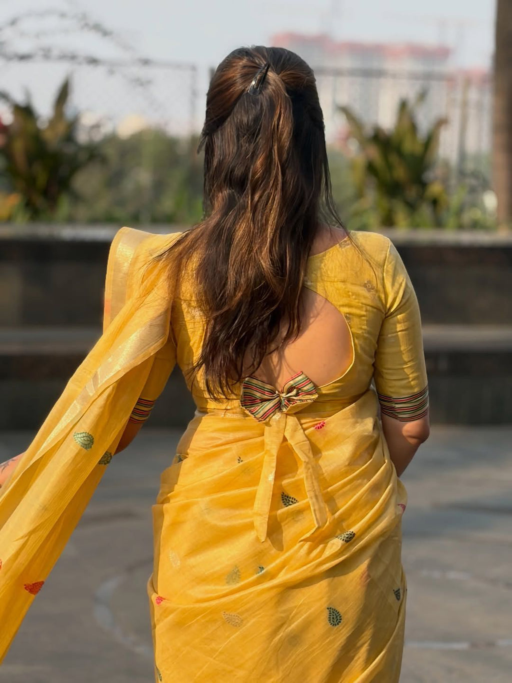 Munga Cotton Saree with Weaving Design