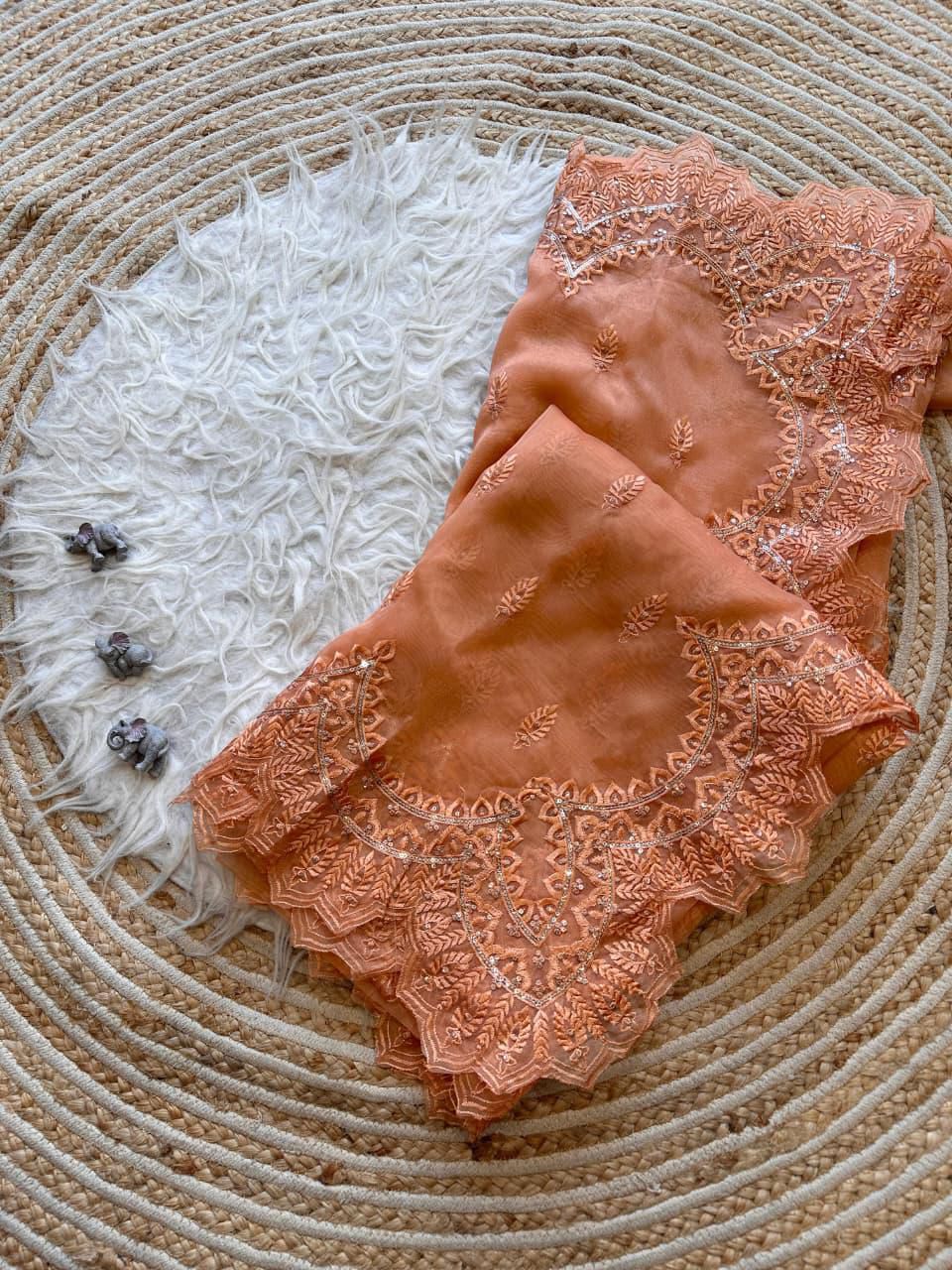 Chandani Premium Organza Saree