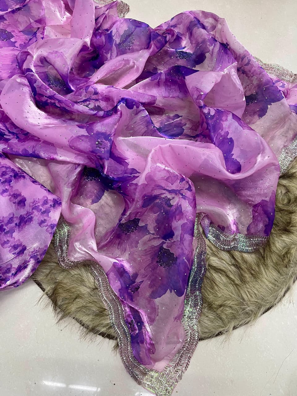 Pure Soft Zimmy Choo Silk Saree