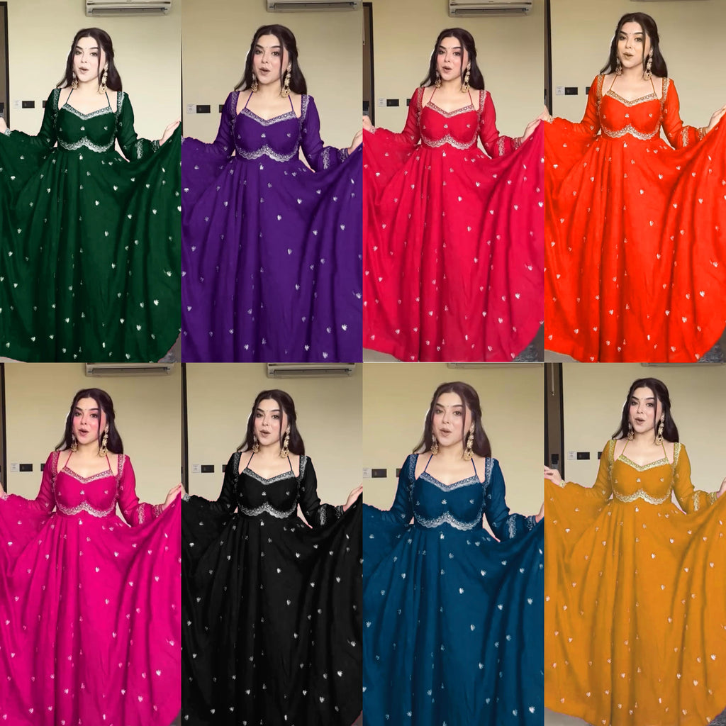 Premium Faux Georgette Lahenga