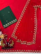 Soft Georgette Sequence Saree