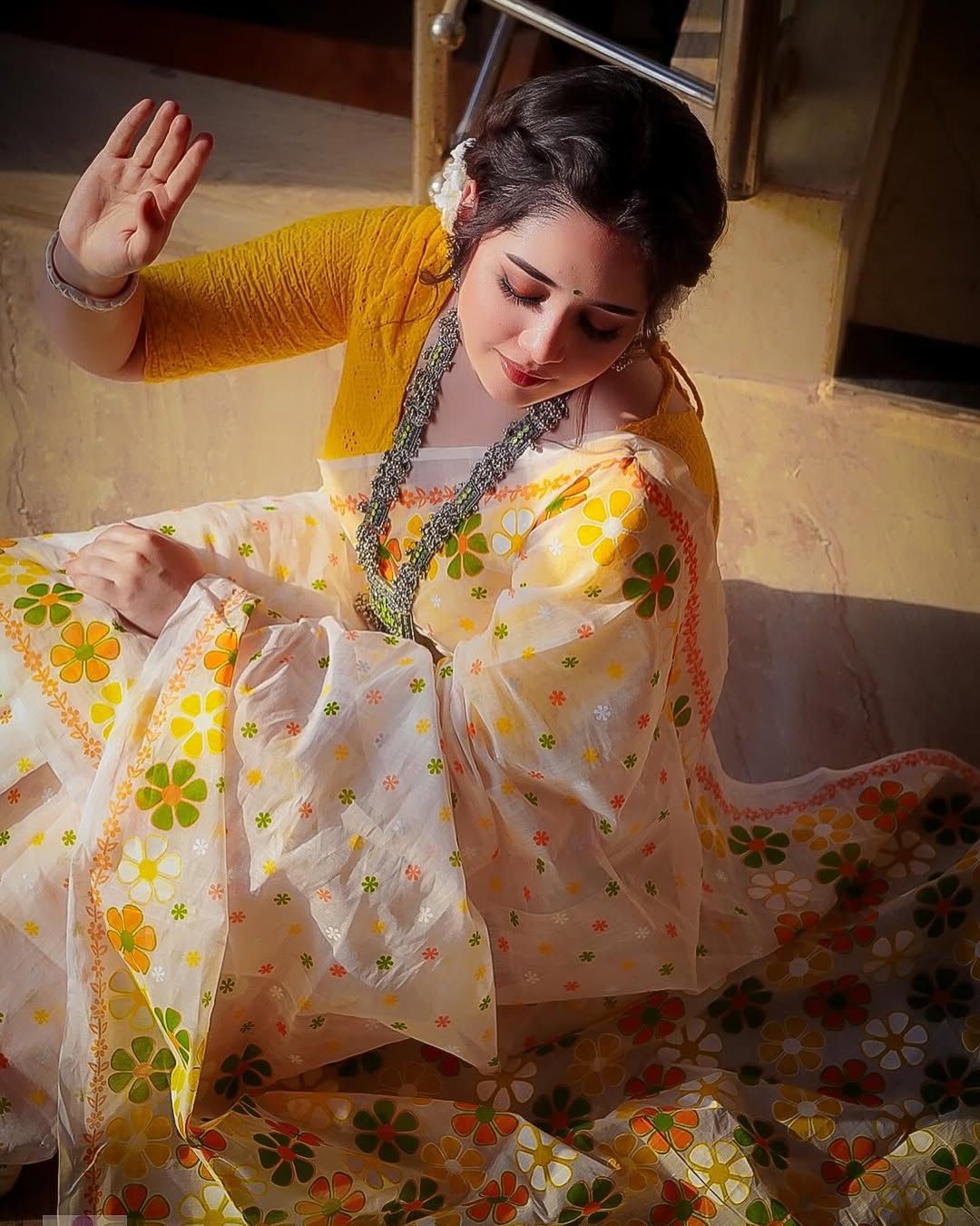 Premium Cotton Linen saree