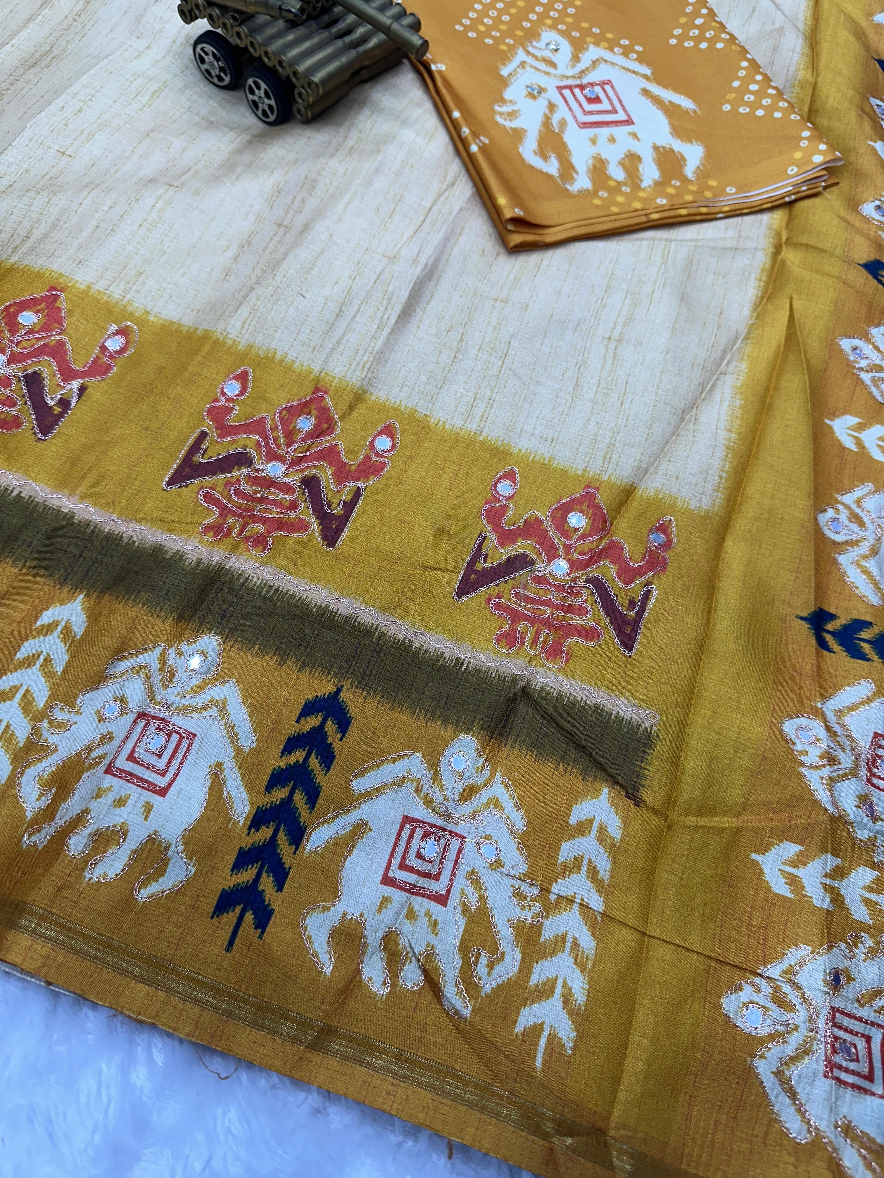 Mahima Tusser Cotton Silk Saree