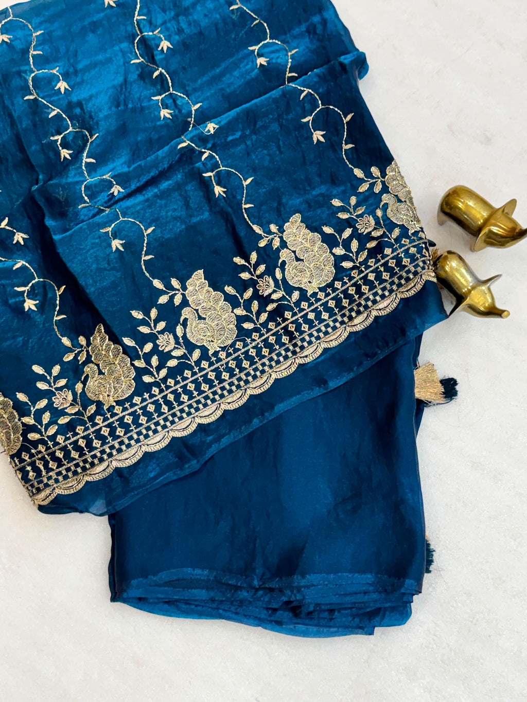 MAGIC NC TWO TONE SATIN SILK SAREE