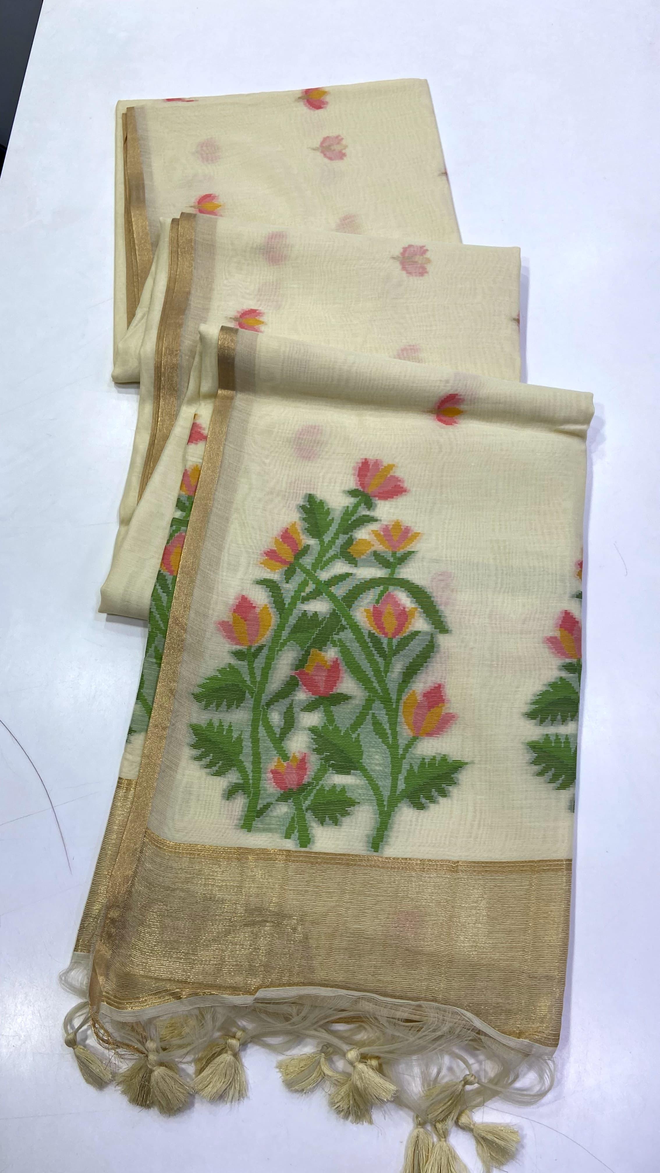 Summer Special Jamdani Weaving saree