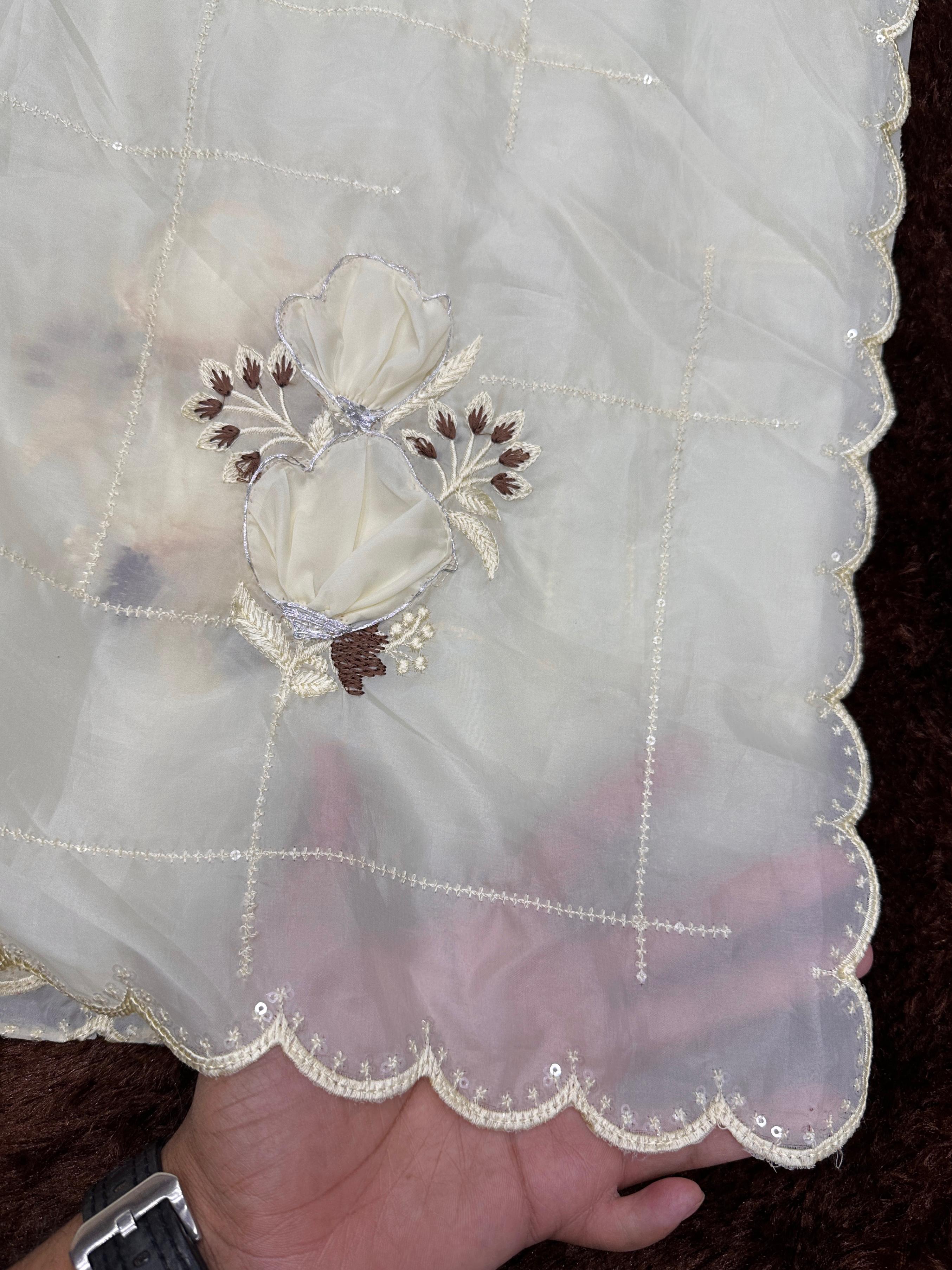 White Lily Crystal Silk