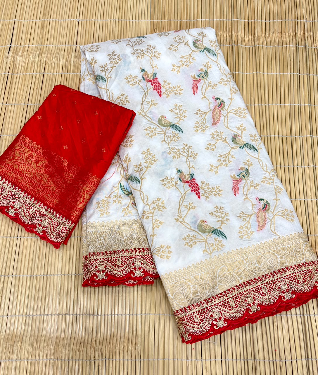 DURGA POOJA SPECIAL PURE KHADHI SAREE