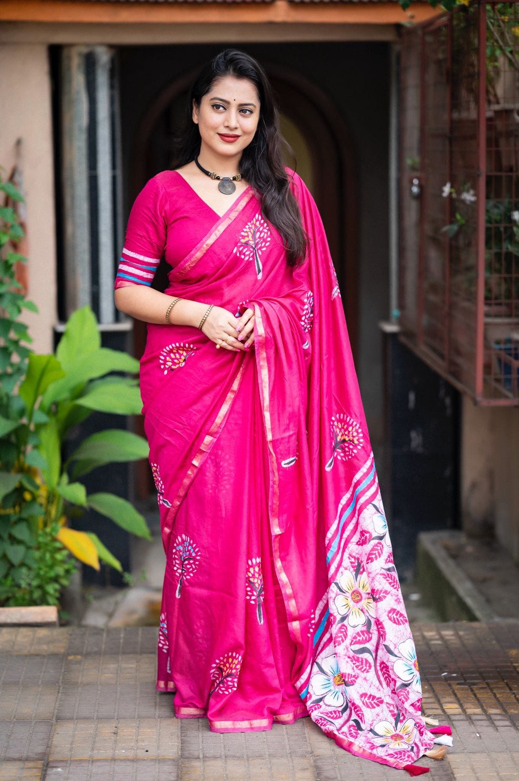 pure chanderi collection Saree