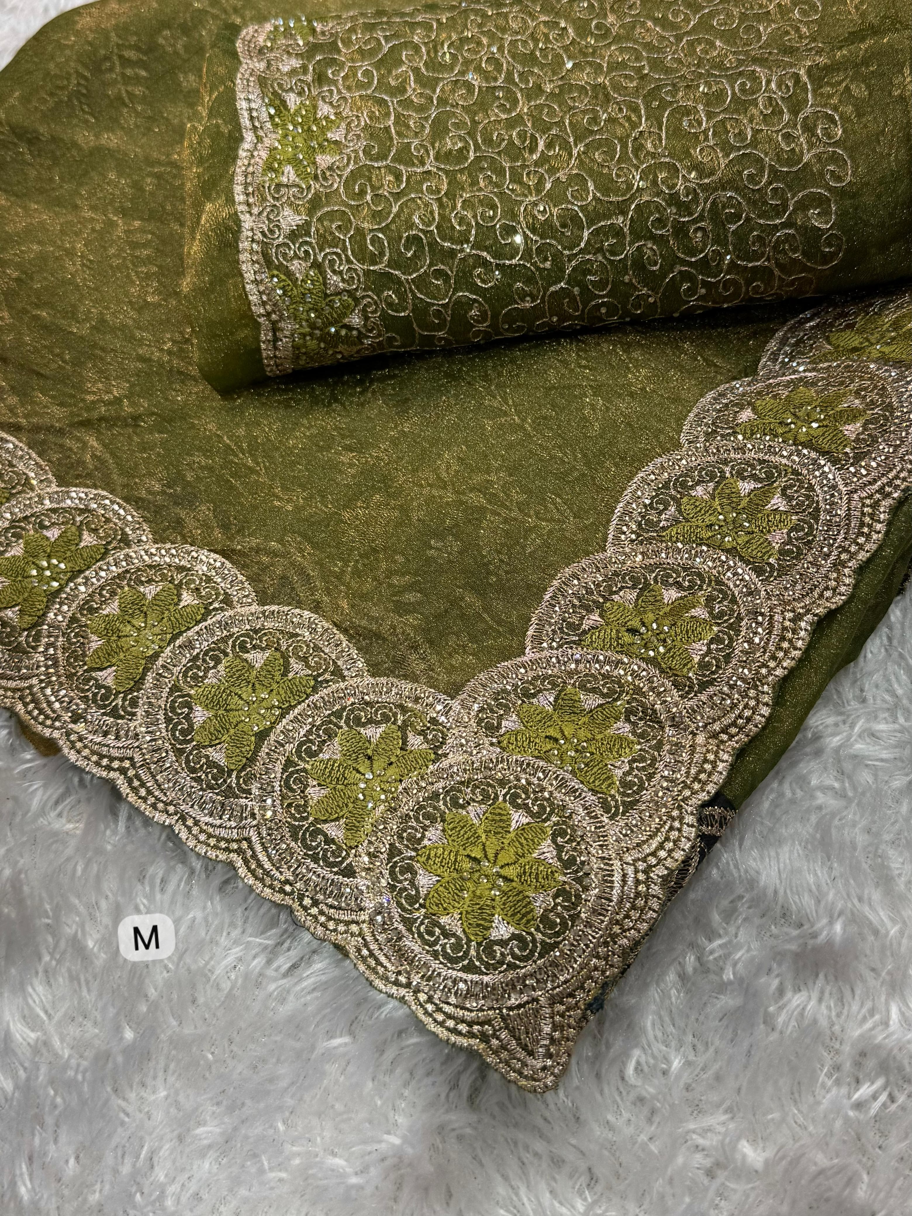 Star Fish Fendy Jacquard Saree