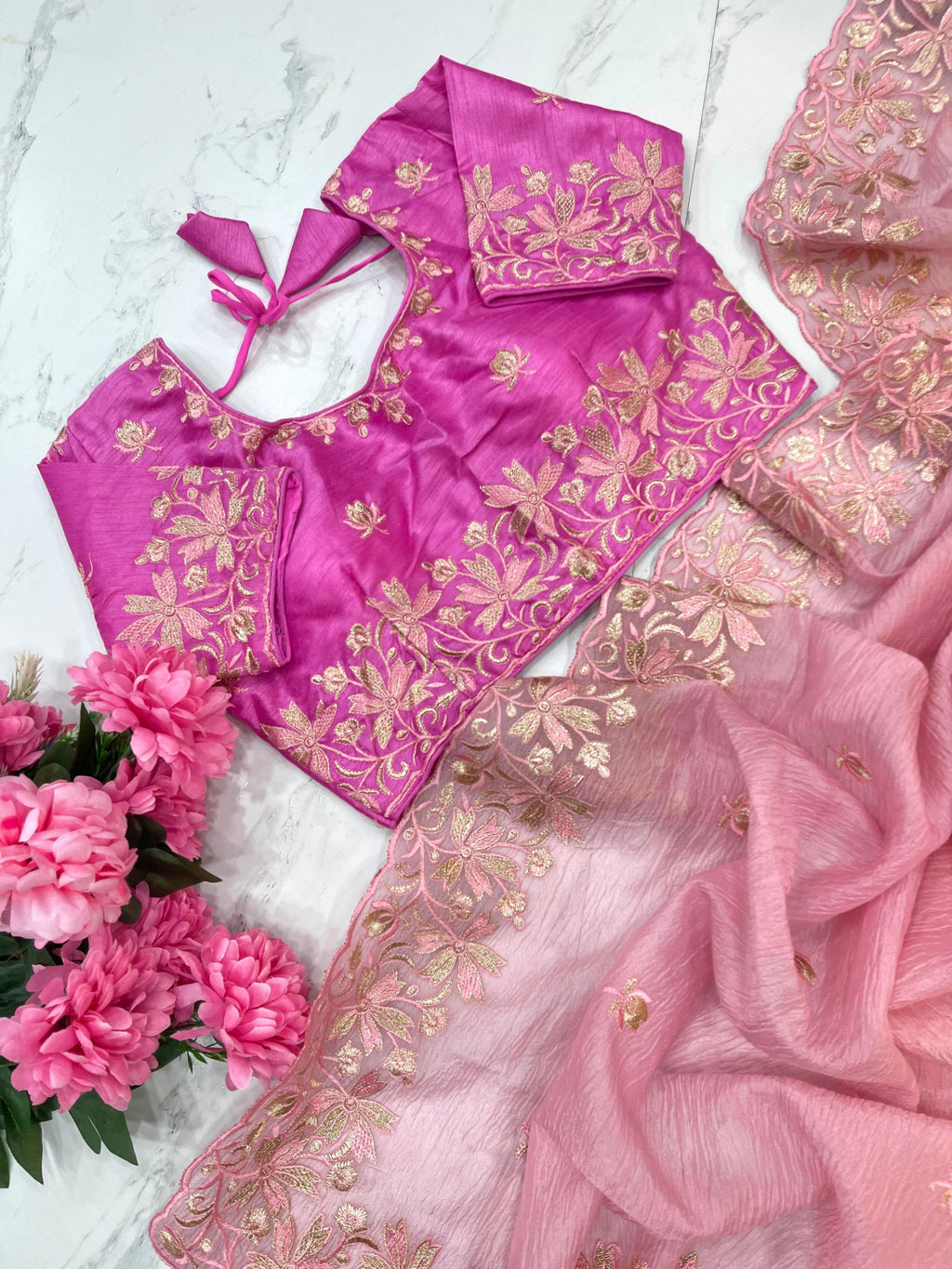 Very Soft nd elegant rich look candy crush Saree