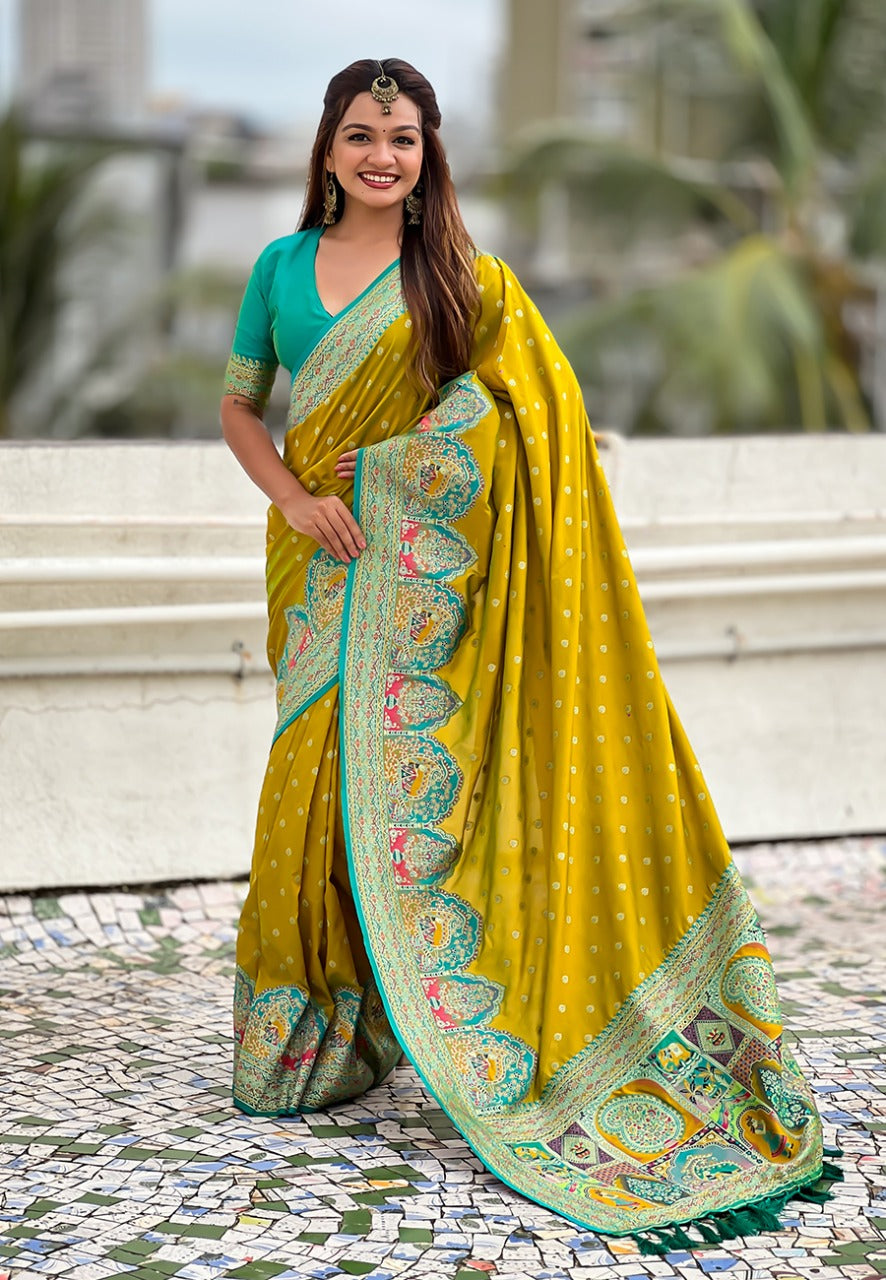 PASHMINA DARBARI COLLECTION SAREE