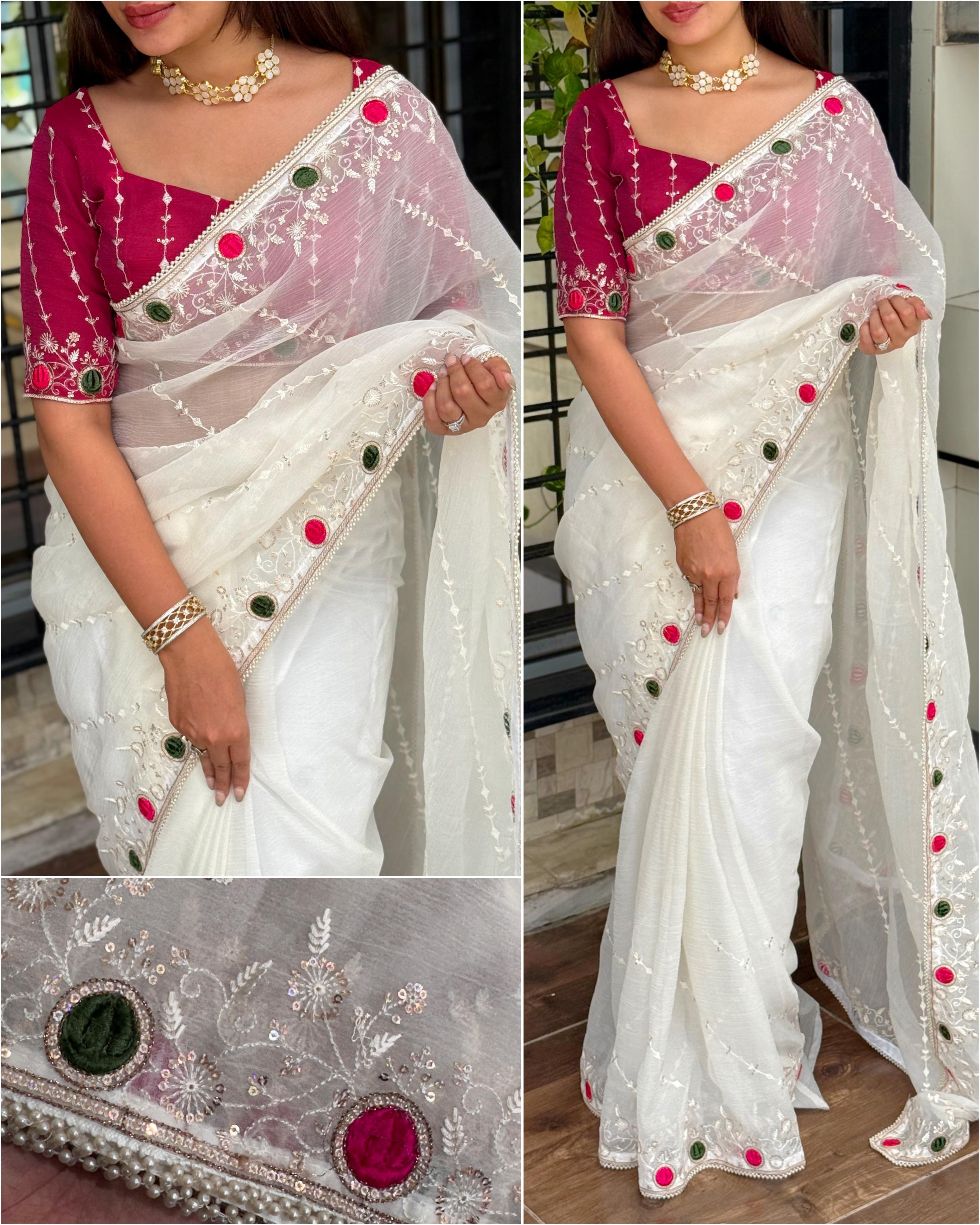 SUPER SONIC CRUSH SAREE