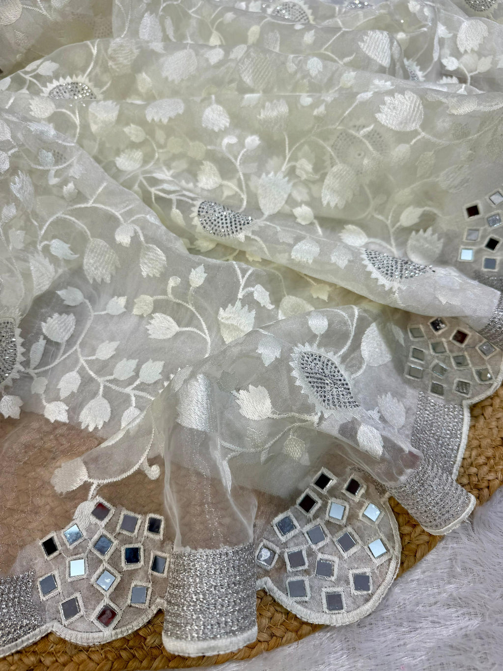 Introducing our exquisite Organza Saree