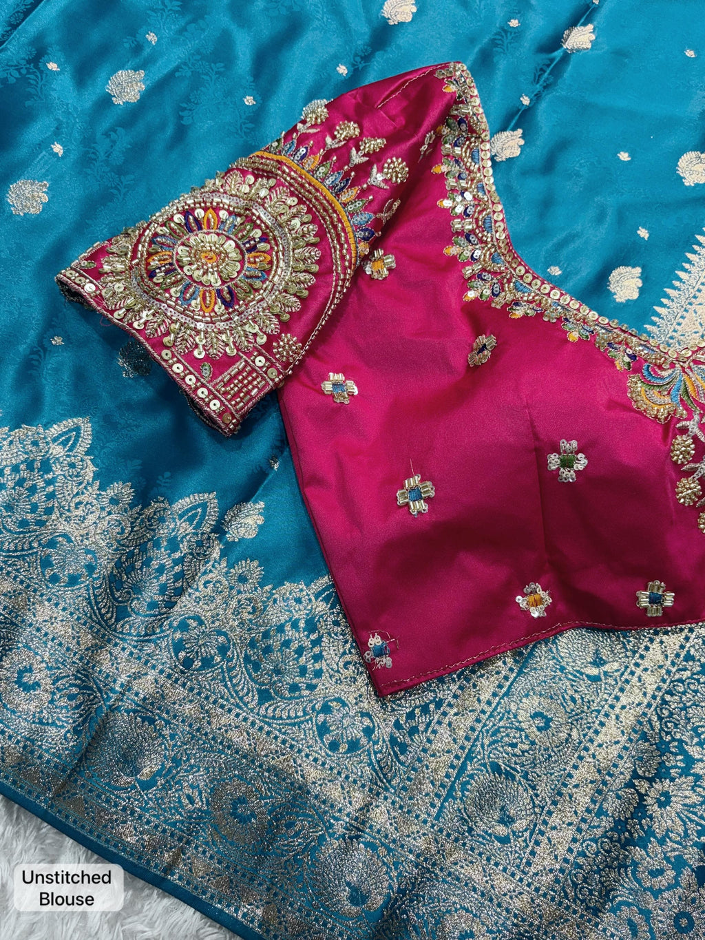 Banarasi Satin Silk Wedding Saree
