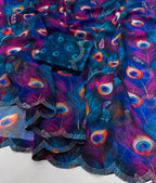 Soft Georgette Mosaic digital Print Saree