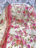 Anarkali Kurti With beautiful Floral print