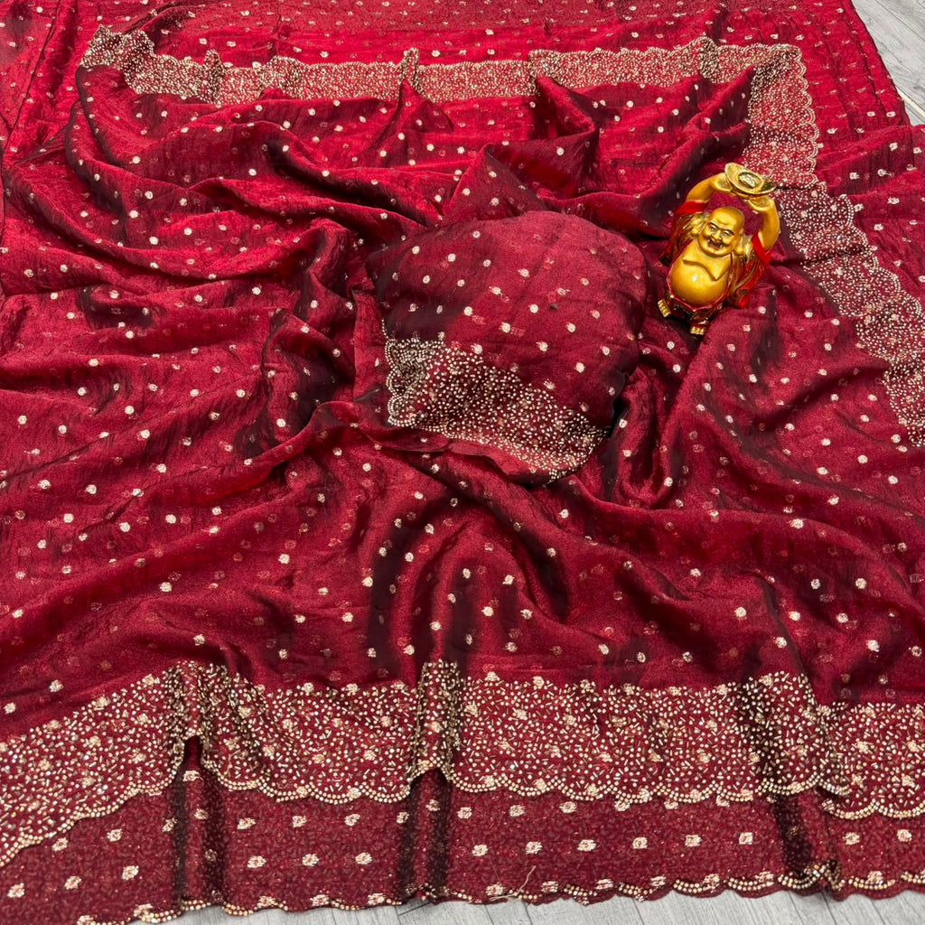 Space Silk Butti Saree