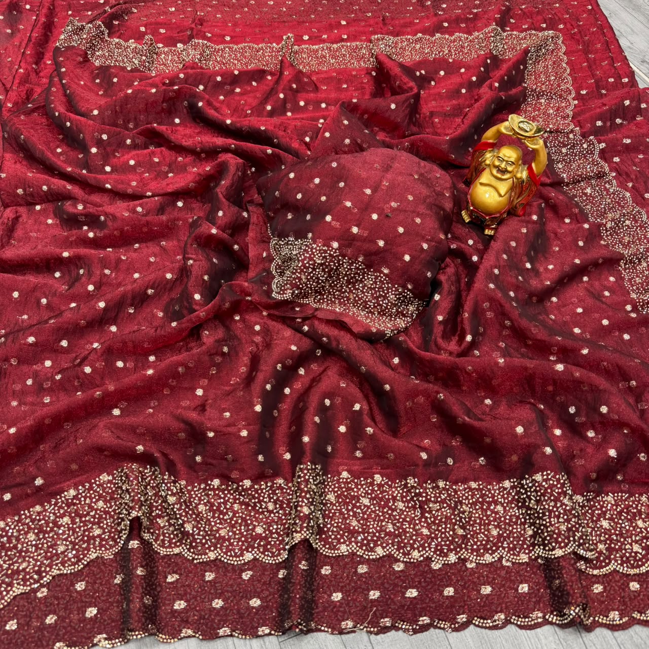 Space Silk Butti Saree