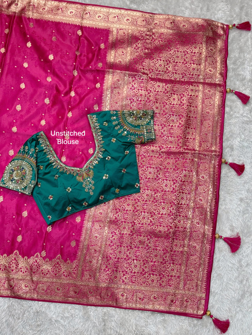 Banarasi Satin Silk Wedding Saree