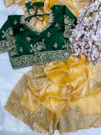 Very soft & elegant rich look fendy sartin fabric