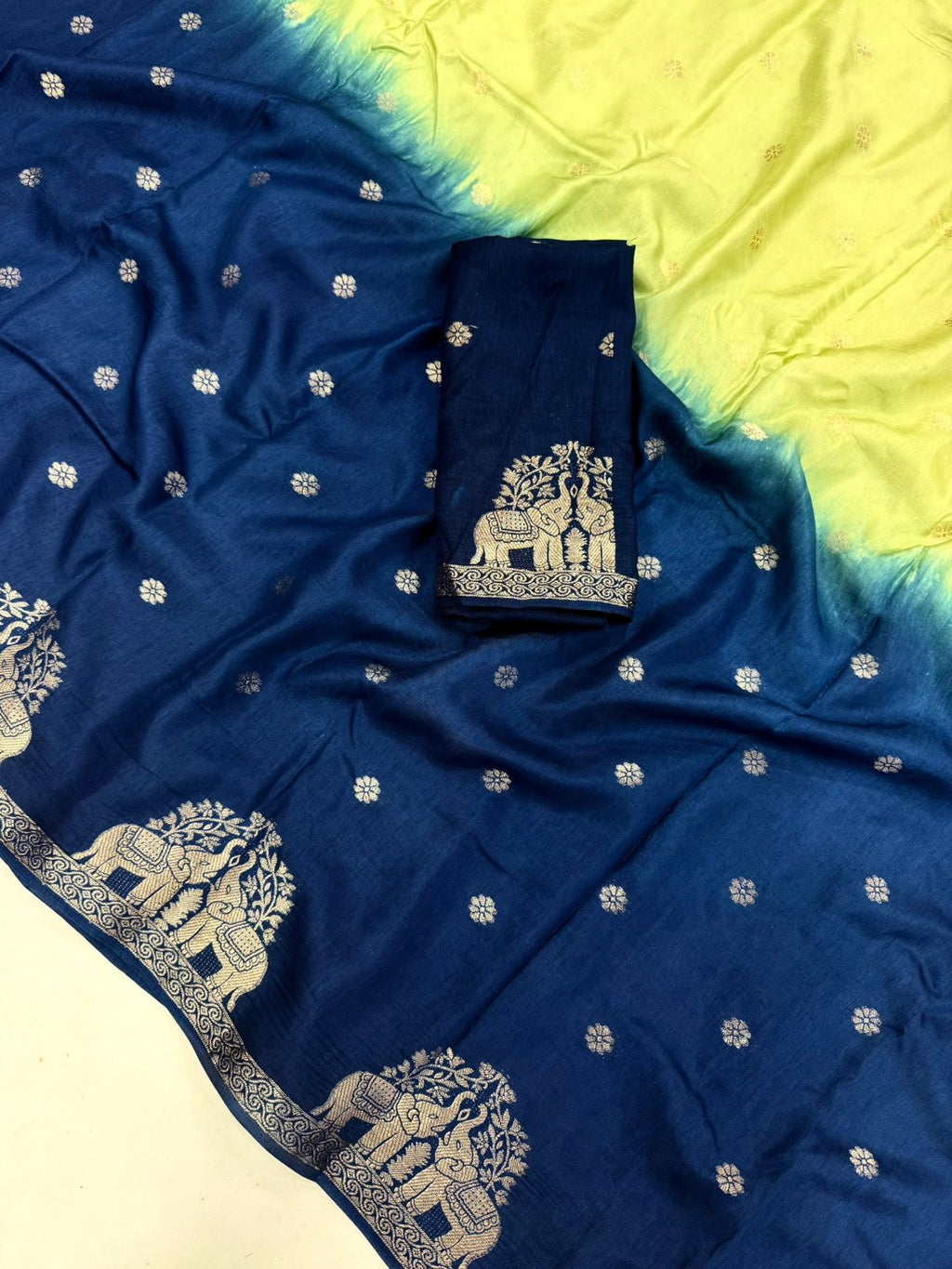Pure Muslin Silk Shaded Saree