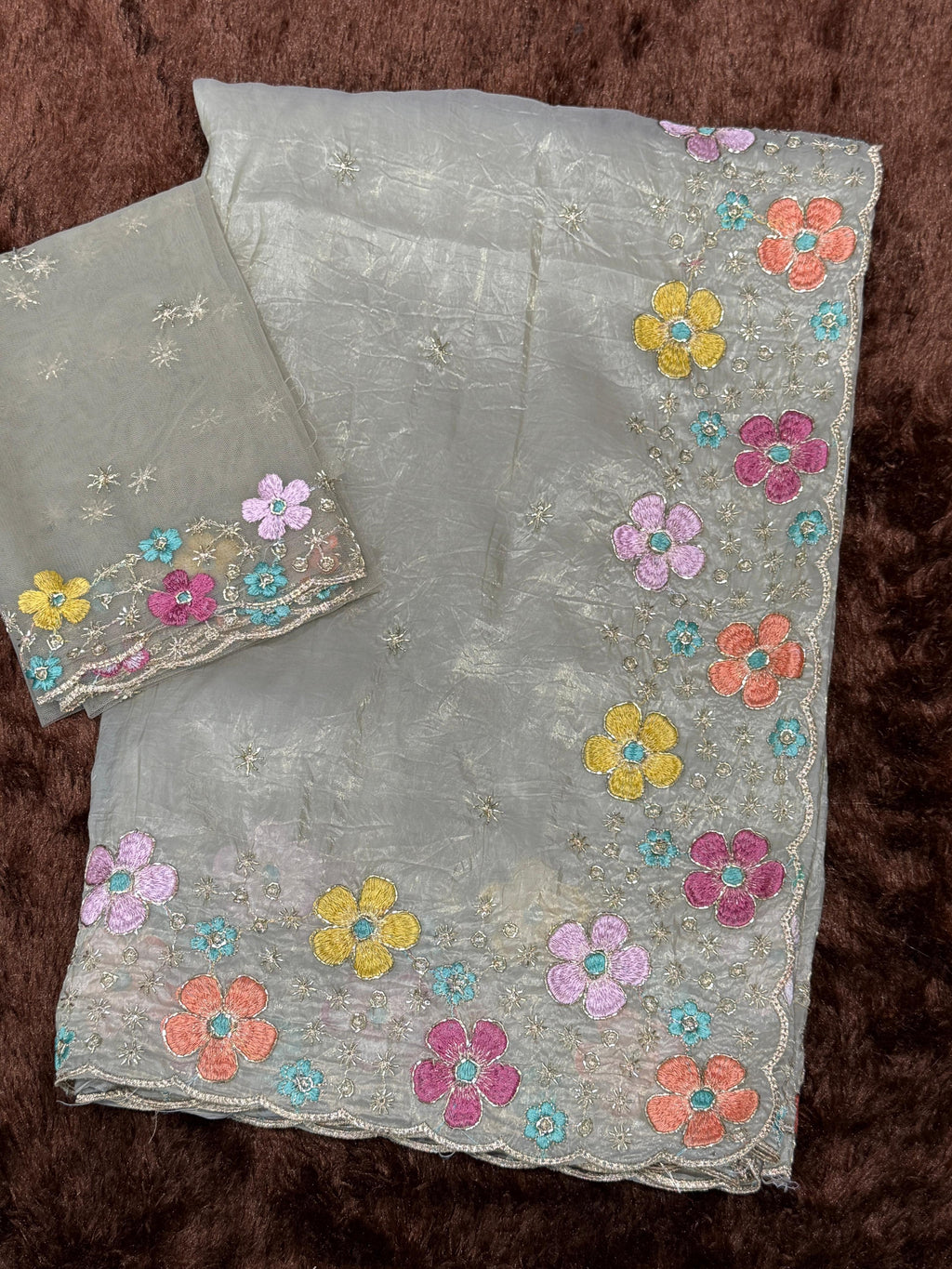 SUFI SILK CRUSH SAREE