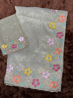 SUFI SILK CRUSH SAREE