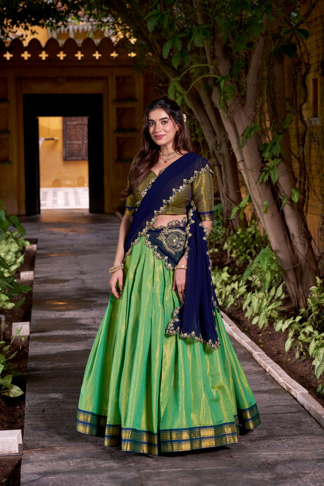 Kanchipuram Silk  Lahenga Collection