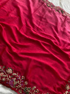 Party Wear Soft Star Georgette Saree