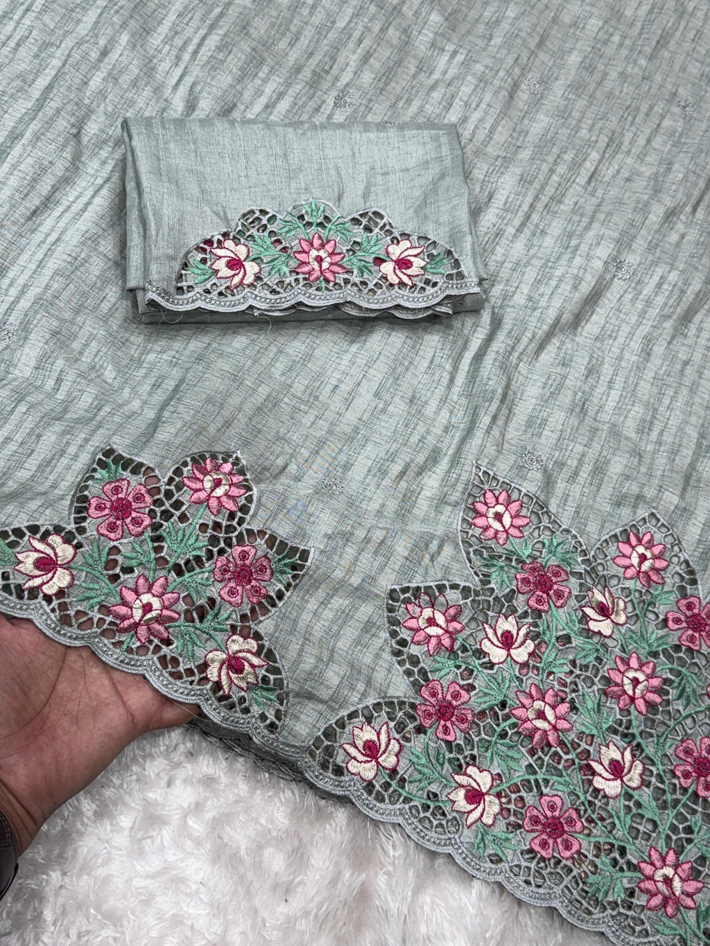 TUSSER COTTON SILK SAREE