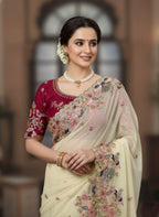 Party Wear Soft Georgette Saree