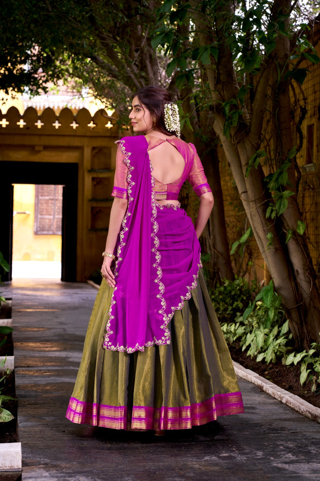 Kanchipuram Silk  Lahenga Collection