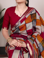 POLYESTER VISCOSE CHANDERI