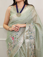 Zari Kota Tissue Saree