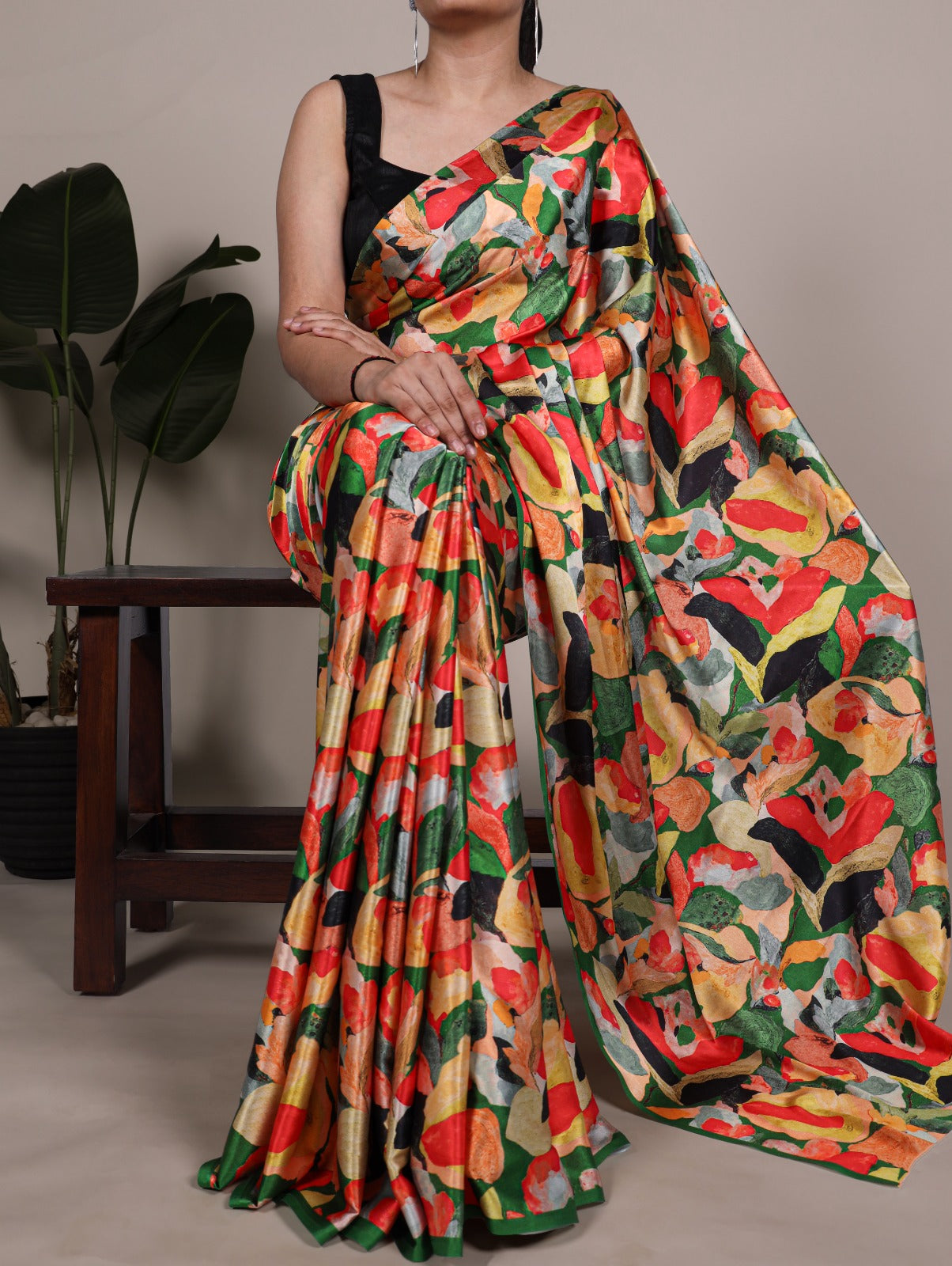 SATIN SAREE