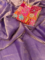 Space Fendy Sattin Saree