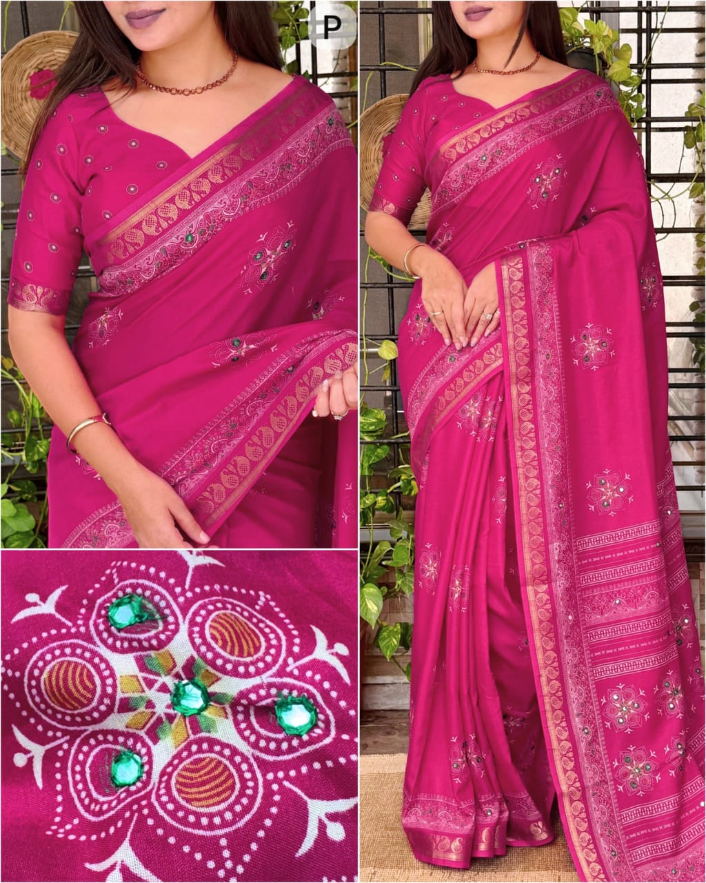 Mul Cotton Saree