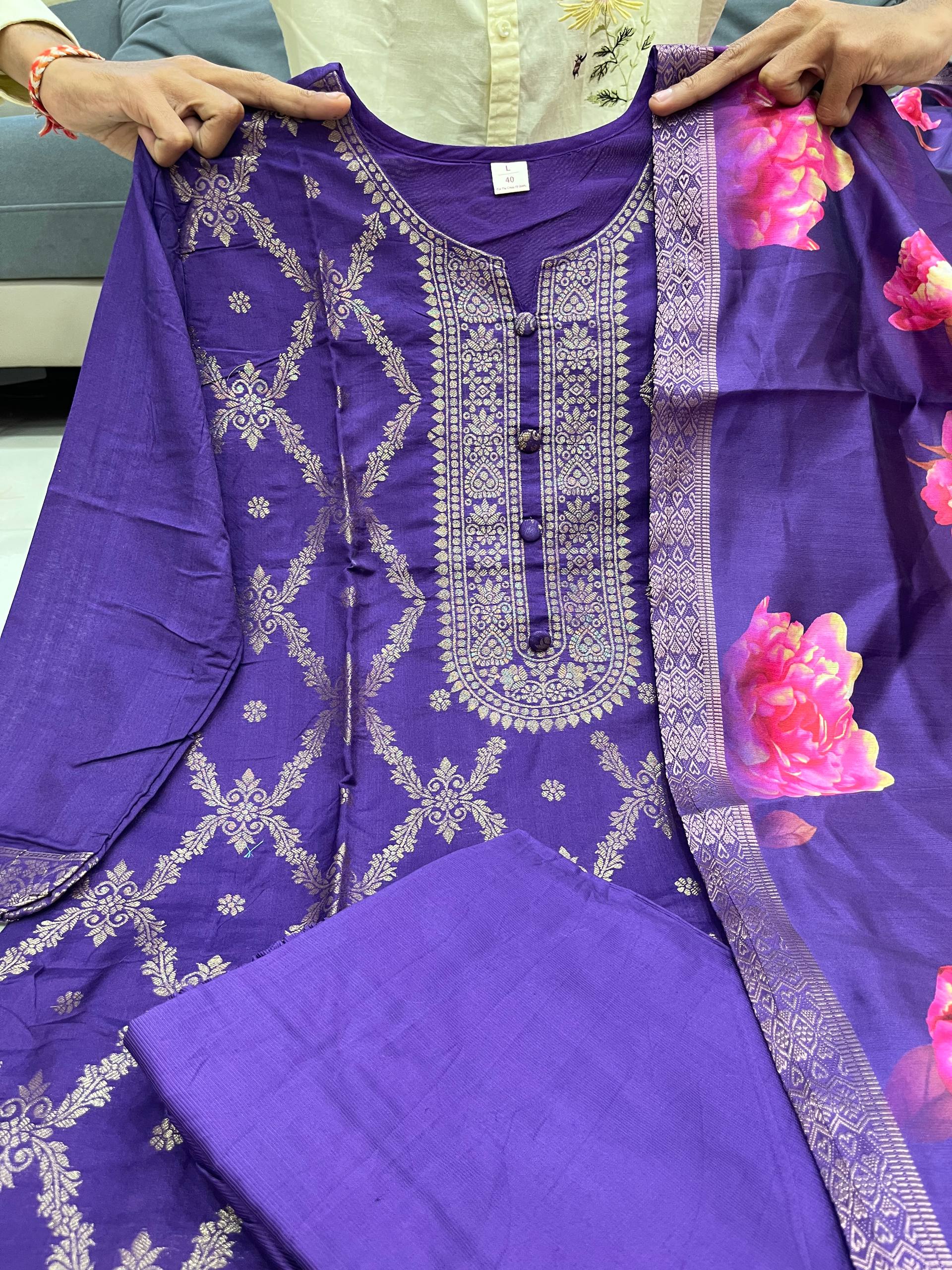 Beautiful Banarasi Silk Suit