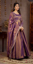 Heavy Cosmos Silk Material Anarkali Suit
