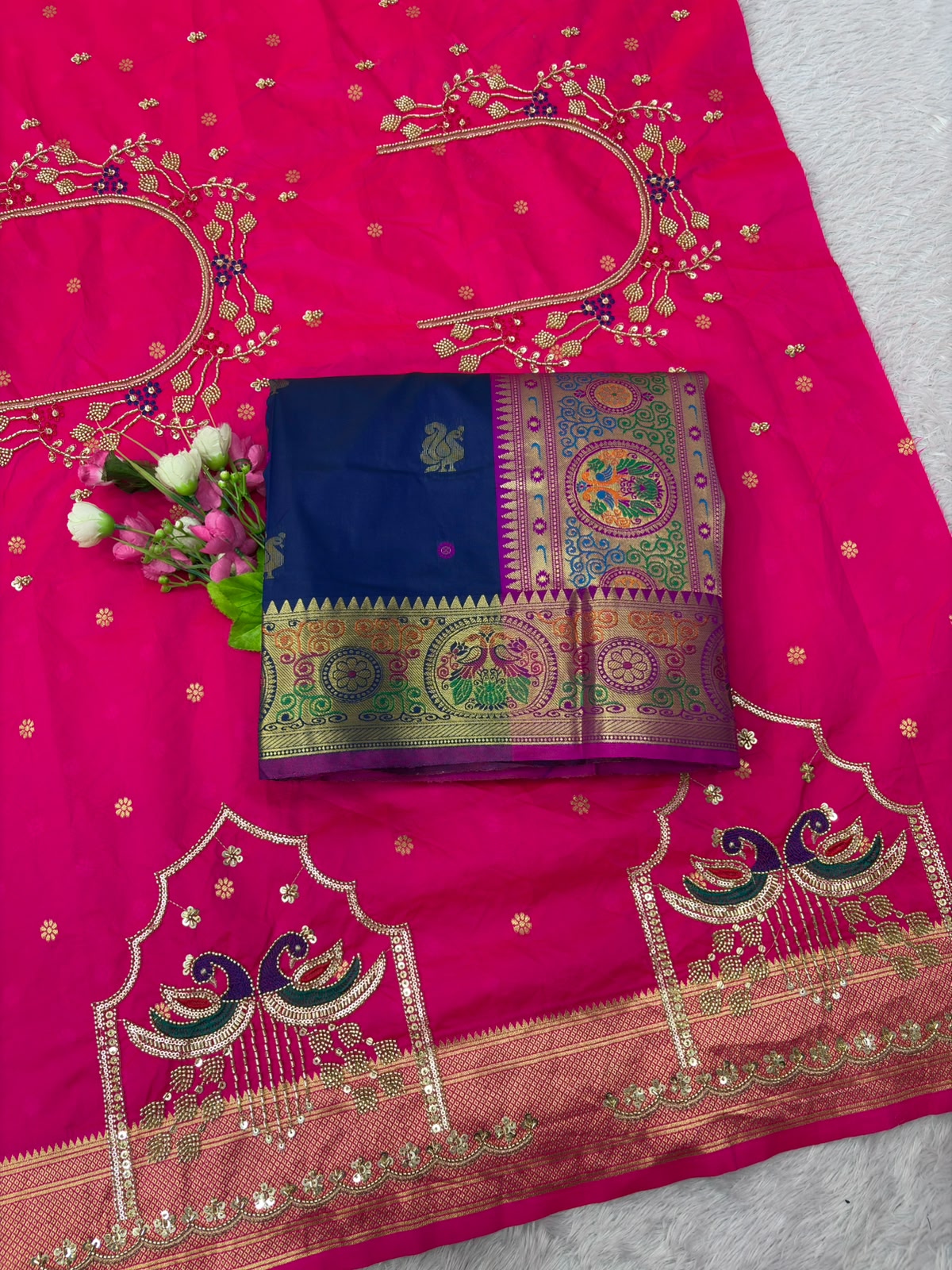 Soft Paithani Silk Saree