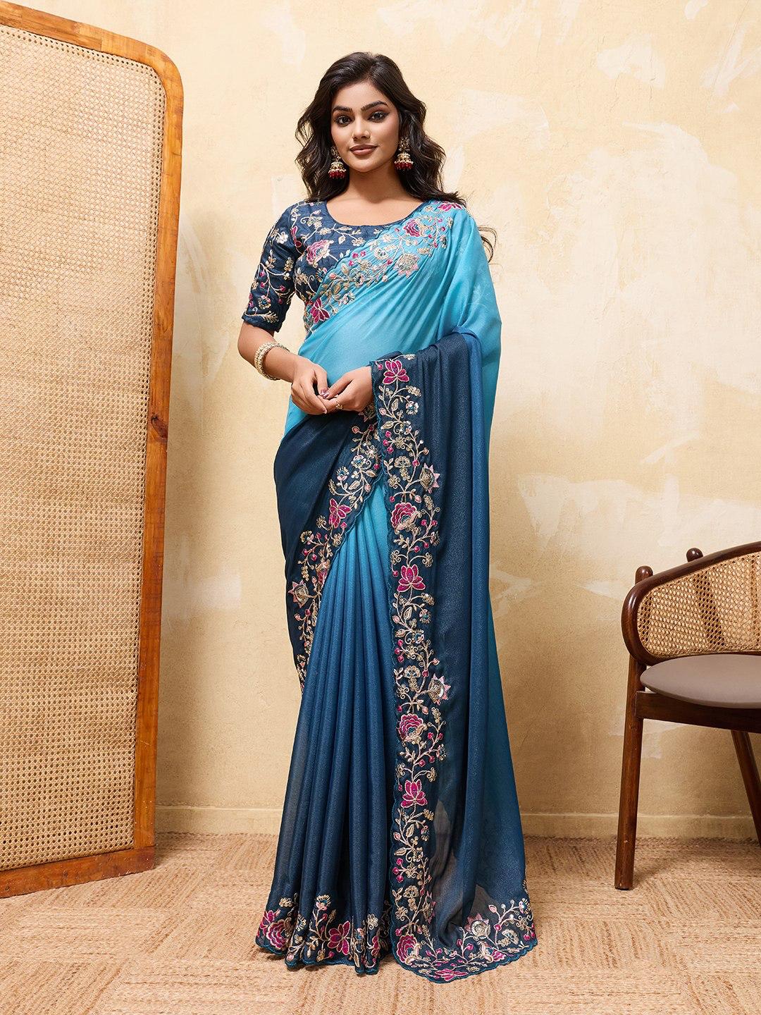 Soft Star Georgette Saree
