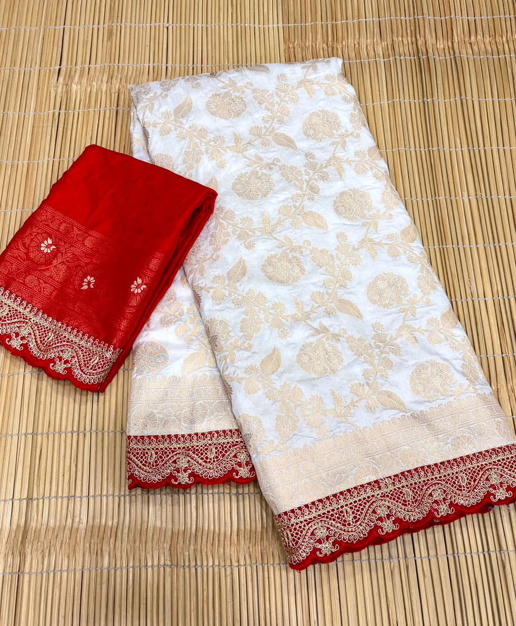 DURGA POOJA SPECIAL PURE KHADHI SAREE