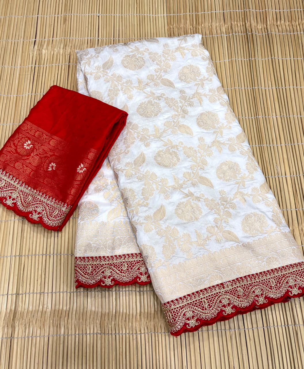 DURGA POOJA SPECIAL PURE KHADHI SAREE