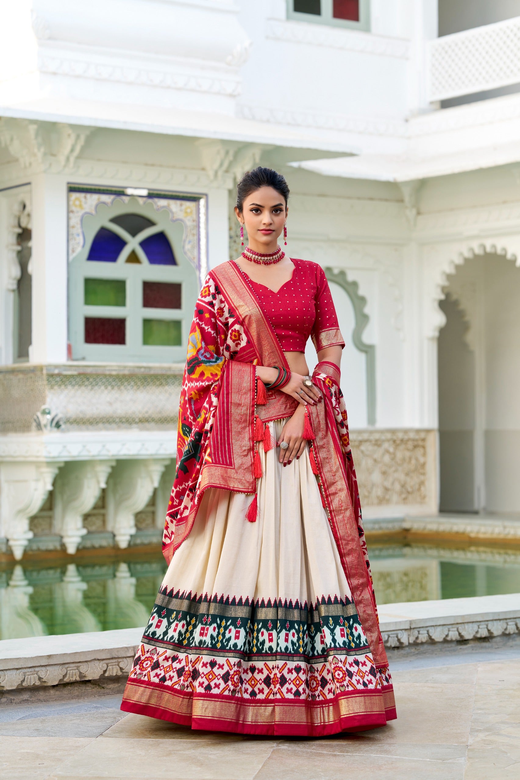 Tasar Silk Patola Laheriya