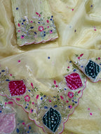 SUPERHIT CRYSTAL TISSUE SAREE