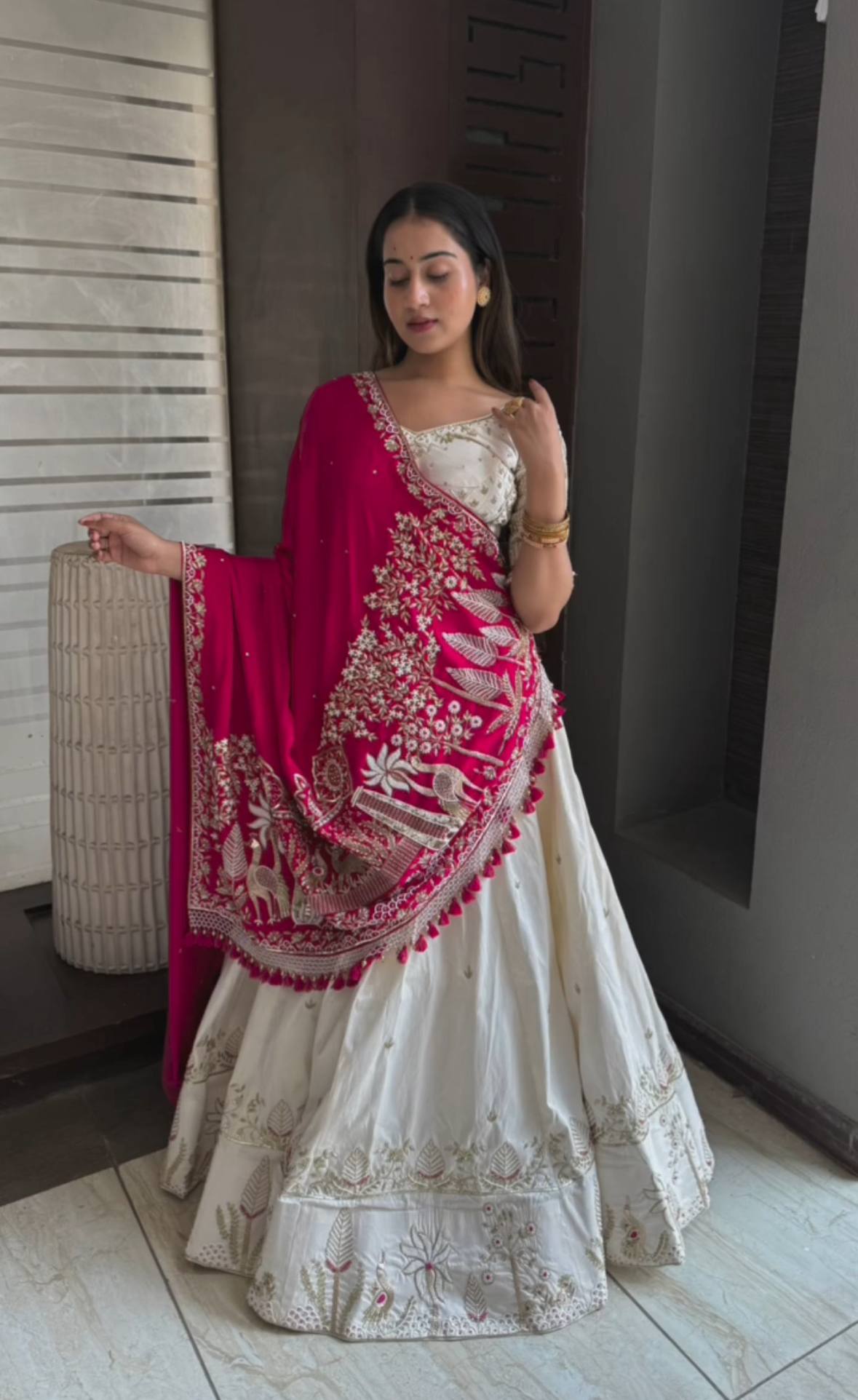 Vichitra Silk Festival Lehenga Choli