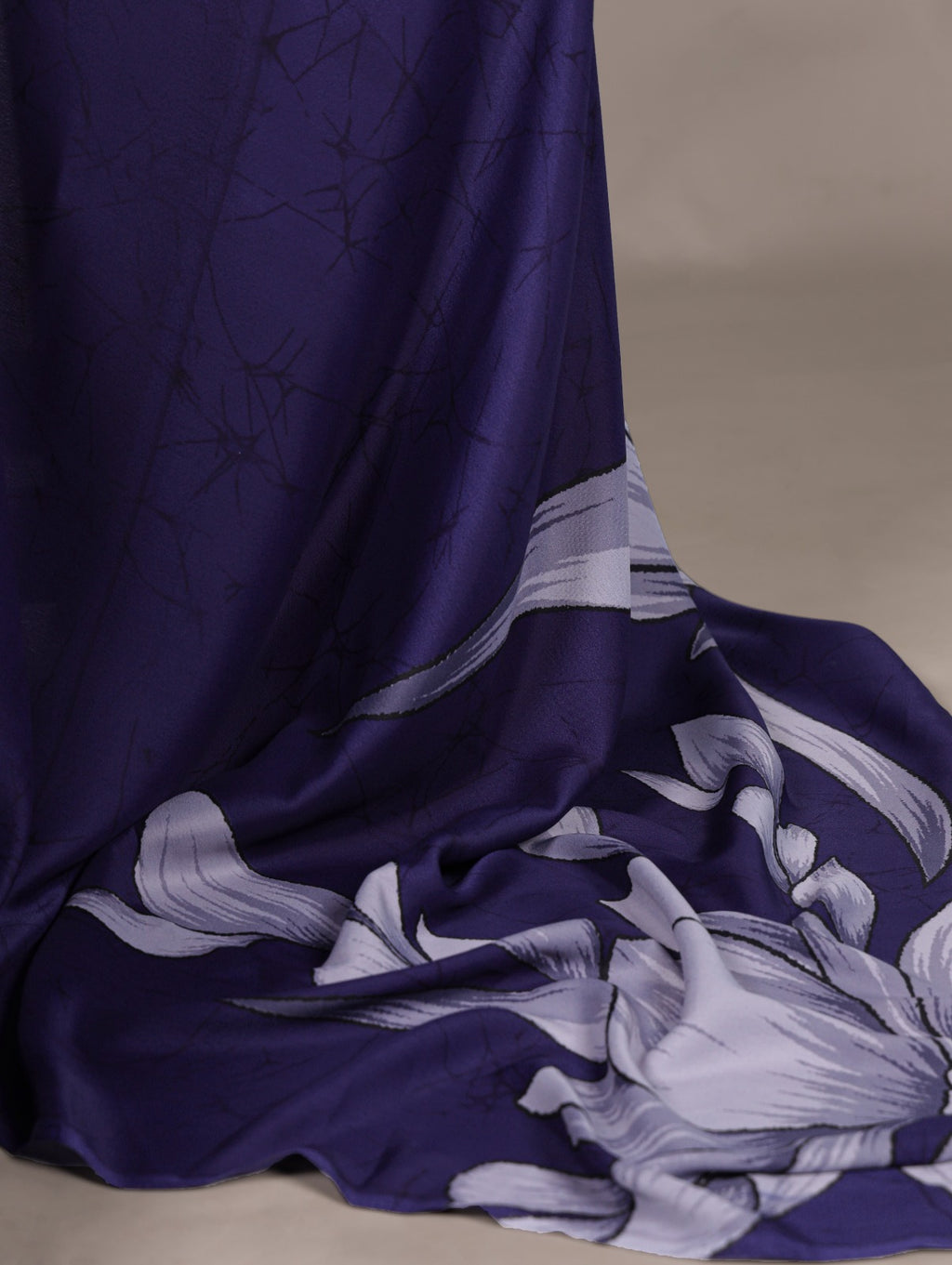 Satin Silk Floral Printed Saree